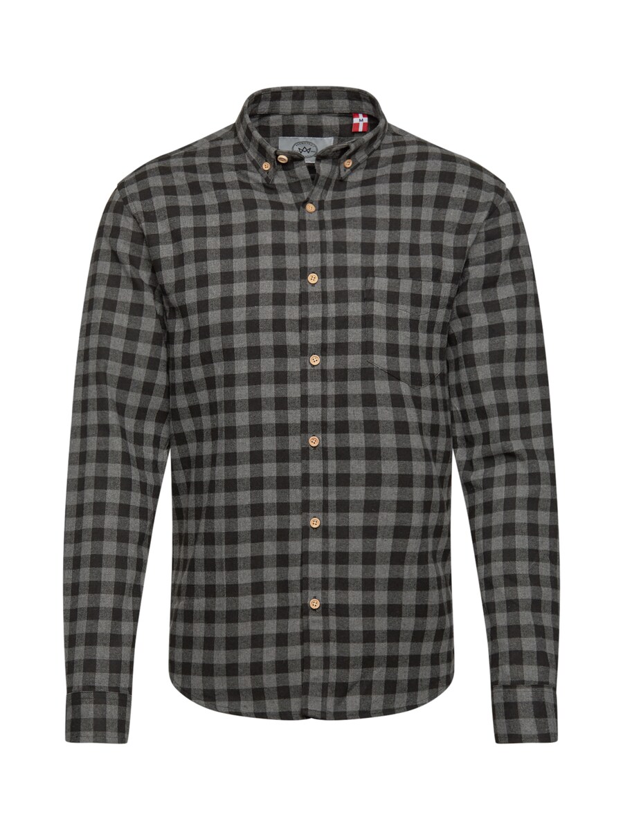 Рубашка обычного кроя на пуговицах Kronstadt Johan, черный
Рубашка обычного кроя на пуговицах Kronstadt Johan, черный