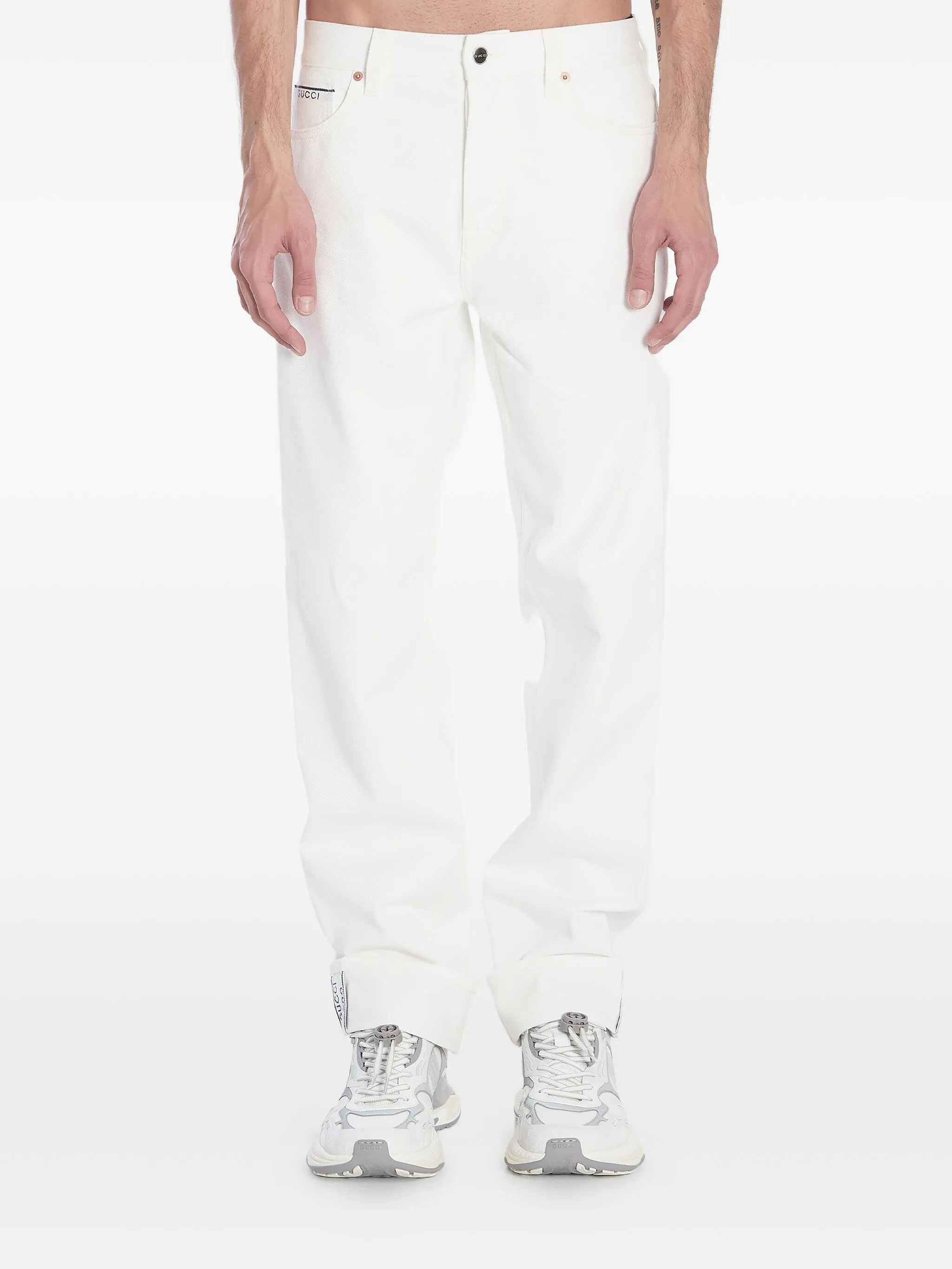 Джинсы Selvedge Gucci, белый
Джинсы Selvedge Gucci, белый