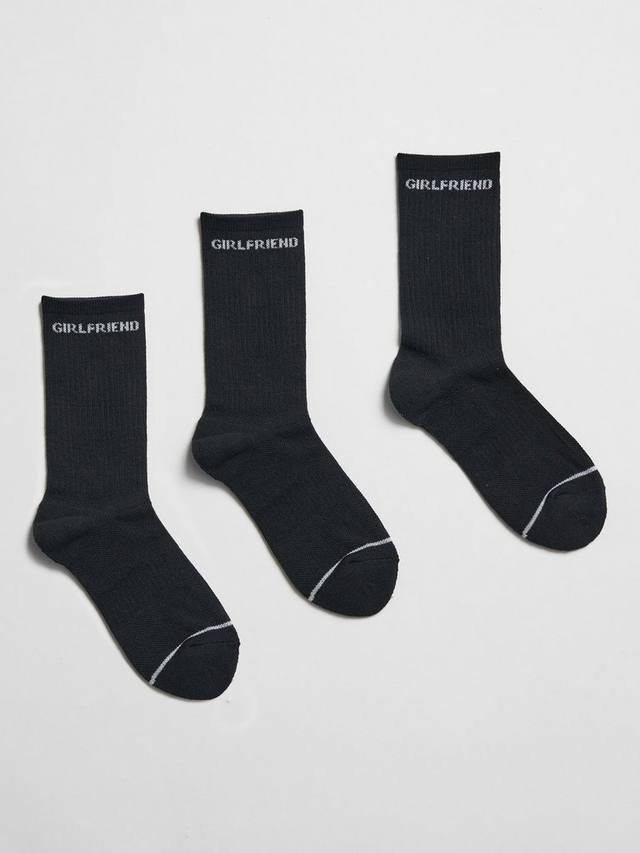 Эластичные носки-гольфы Girlfriend Collective, Pack of 3, Black
Эластичные носки-гольфы Girlfriend Collective, Pack of 3, Black