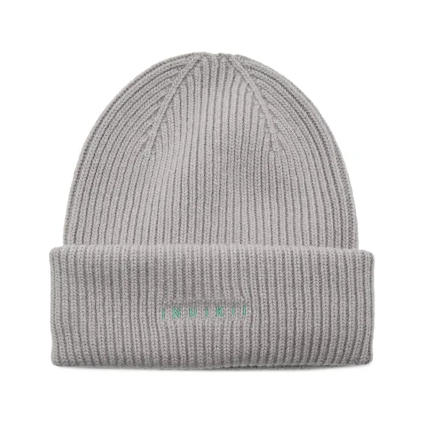 Шерстяная шапка в рубчик с добавлением кашемира Inuikii, серый
Шерстяная шапка в рубчик с добавлением кашемира Inuikii, серый