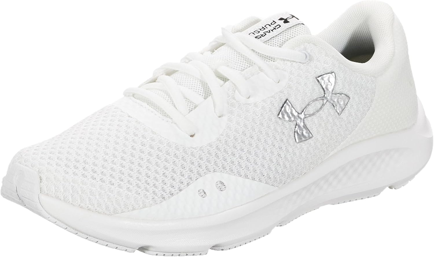 Under Armour мужские кроссовки Charged Pursuit 3 для бега, White/White/Metallic Silver
Under Armour мужские кроссовки Charged Pursuit 3 для бега, White/White/Metallic Silver