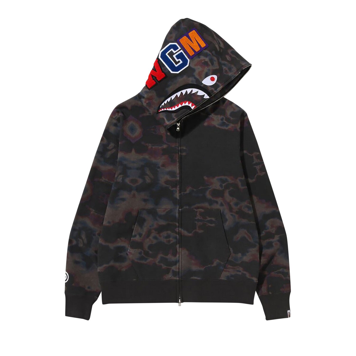 BAPE Thermography Shark Толстовка на молнии во всю длину, цвет Черный
BAPE Thermography Shark Толстовка на молнии во всю длину, цвет Черный