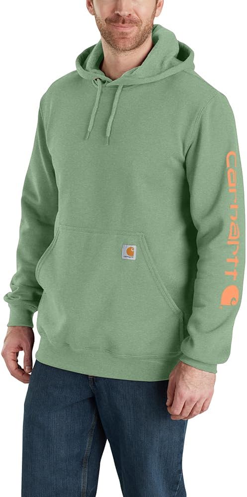 Carhartt мужская толстовка с логотипом на рукаве, свободный крой, средней плотности, распродажа, Loden Frost Heather
Carhartt мужская толстовка с логотипом на рукаве, свободный крой, средней плотности, распродажа, Loden Frost Heather