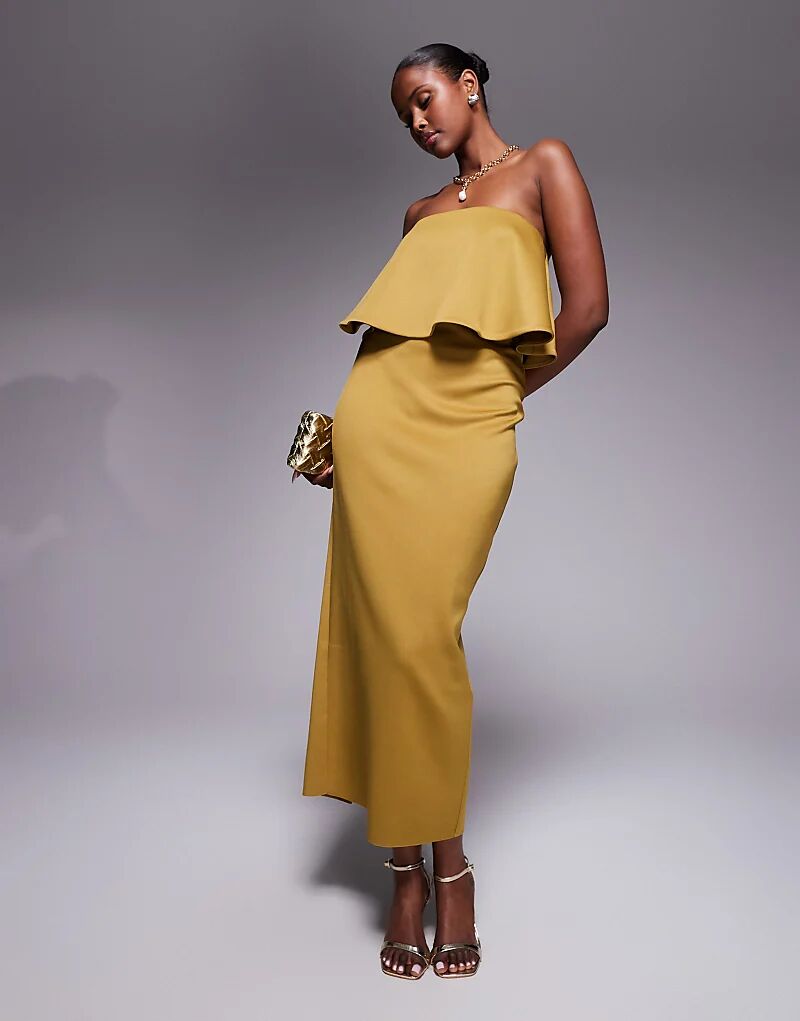 Платье-бандо миди ASOS DESIGN с баской бронзового цвета из ткани в стиле «скуба»
Платье-бандо миди ASOS DESIGN с баской бронзового цвета из ткани в стиле «скуба»