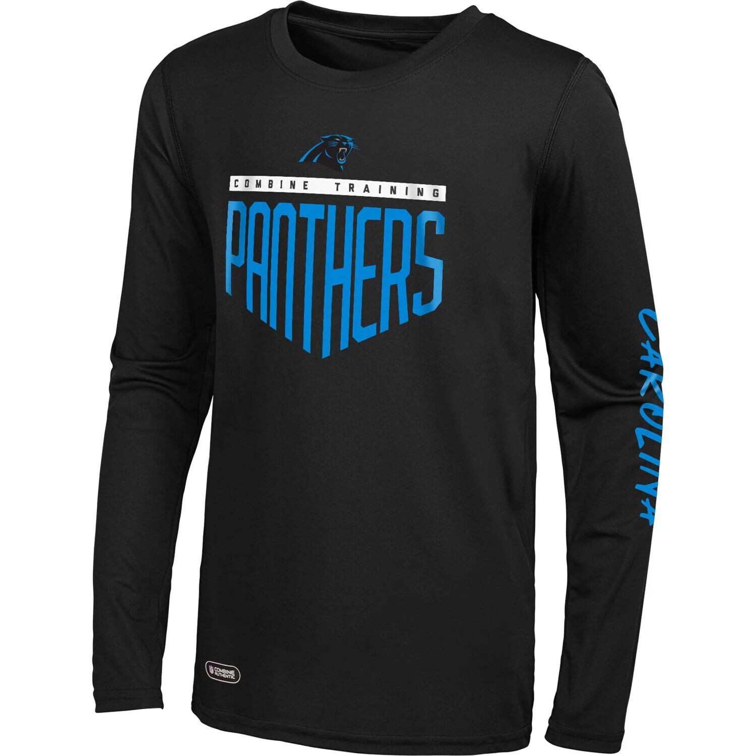 Мужская черная футболка с длинным рукавом Carolina Panthers Impact Outerstuff, Черный, Мужская черная футболка с длинным рукавом Carolina Panthers Impact Outerstuff 
Мужская черная футболка с длинным рукавом Carolina Panthers Impact Outerstuff, Черный, Мужская черная футболка с длинным рукавом Carolina Panthers Impact Outerstuff