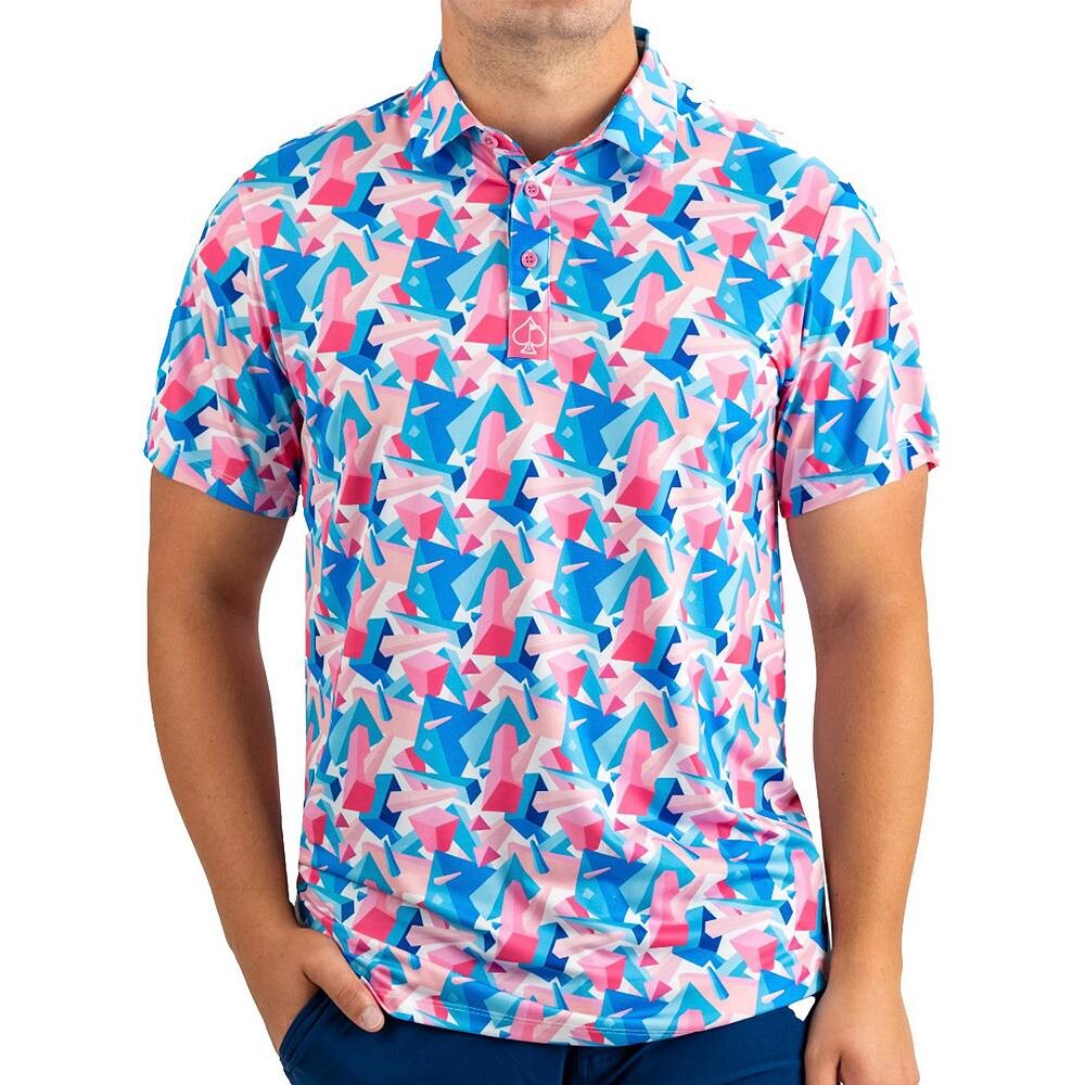 Мужская футболка-поло для гольфа Pins and Aces, цвет Dodger Blue
Мужская футболка-поло для гольфа Pins and Aces, цвет Dodger Blue