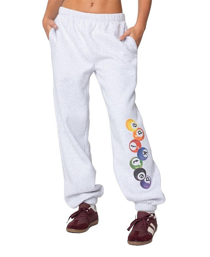 Спортивные штаны оверсайз Edikted Billiard, серый
Спортивные штаны оверсайз Edikted Billiard, серый