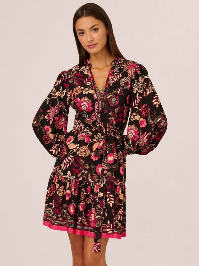 Адрианна в цветочном мини-платье Adrianna Papell, черный/разноцветный
Адрианна в цветочном мини-платье Adrianna Papell, черный/разноцветный