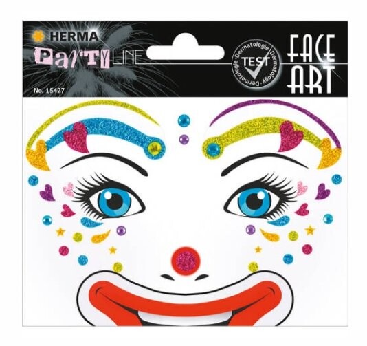 Pegatinas Face Art Clown Lotta Glashing Foil Inna marka
Pegatinas Face Art Clown Lotta Glashing Foil Inna marka