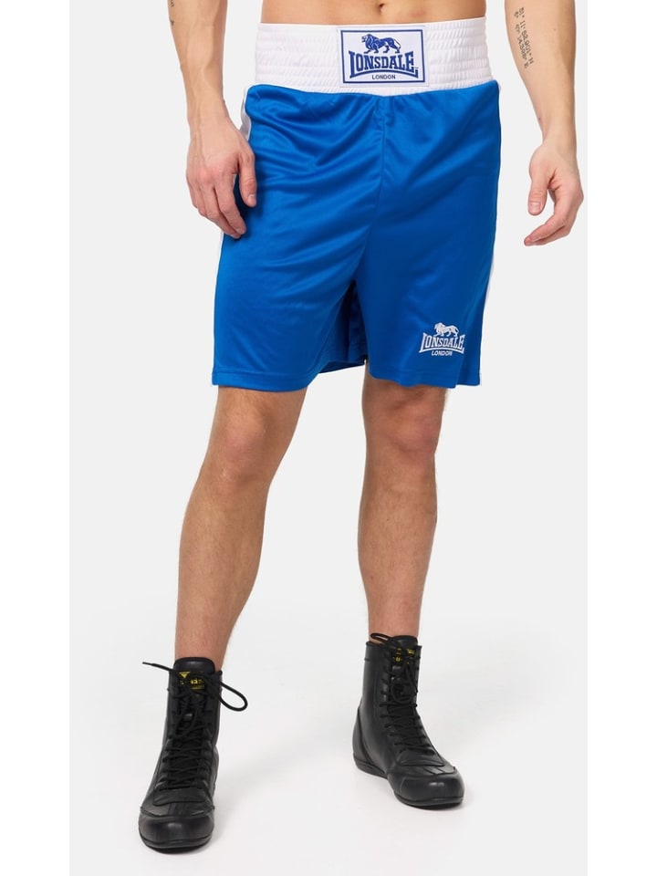 Спортивные брюки "Amateur Trunk" синего цвета Lonsdale
Спортивные брюки "Amateur Trunk" синего цвета Lonsdale