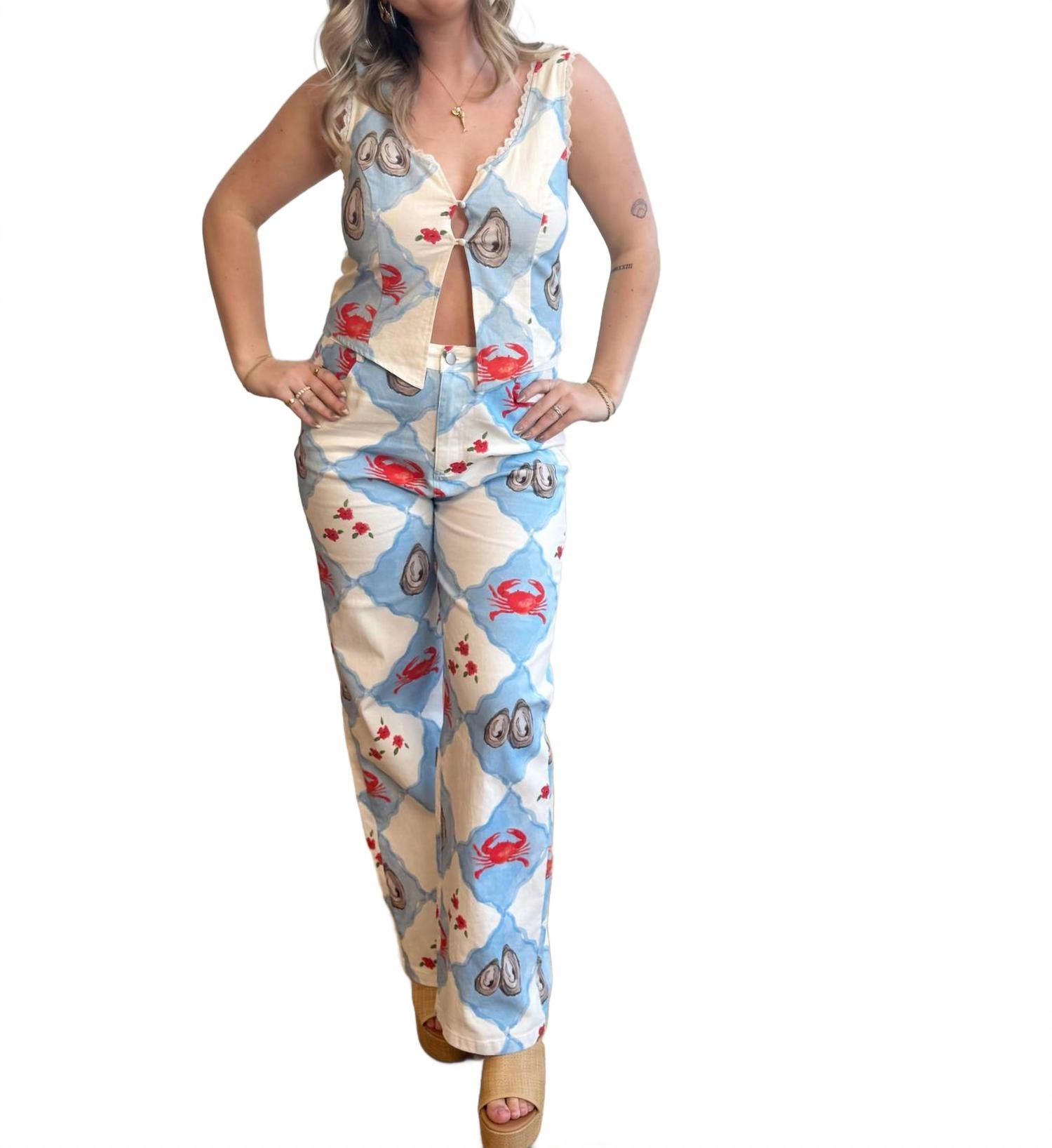 Прибрежные Шарм Джинсы в синем мульти Bailey Rose
Прибрежные Шарм Джинсы в синем мульти Bailey Rose