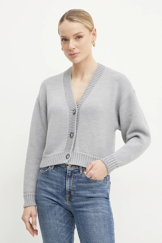 Шерстяной кардиган La Mania, серый
Шерстяной кардиган La Mania, серый