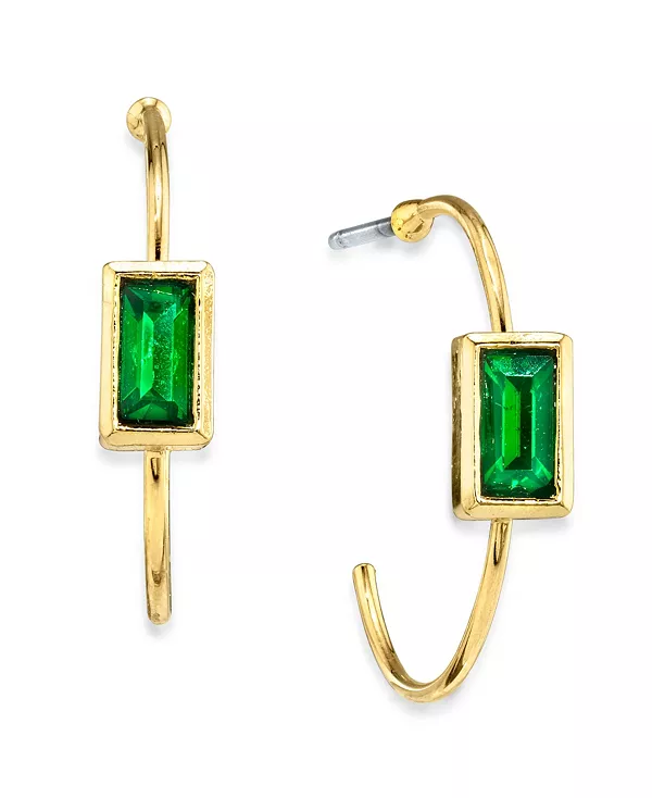 Маленькие серьги-кольца из нержавеющей стали с квадратными кристаллами 14-каратного золота 2028, emerald
Маленькие серьги-кольца из нержавеющей стали с квадратными кристаллами 14-каратного золота 2028, emerald