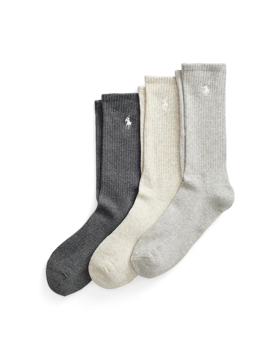 Набор из 3 пар мужских носков из хлопка с логотипом Polo Ralph Lauren, серый
Набор из 3 пар мужских носков из хлопка с логотипом Polo Ralph Lauren, серый