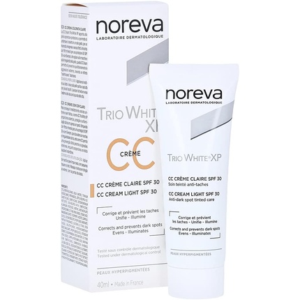 Trio White XP CC Cream Clear SPF 30 40 мл Noreva
Trio White XP CC Cream Clear SPF 30 40 мл Noreva