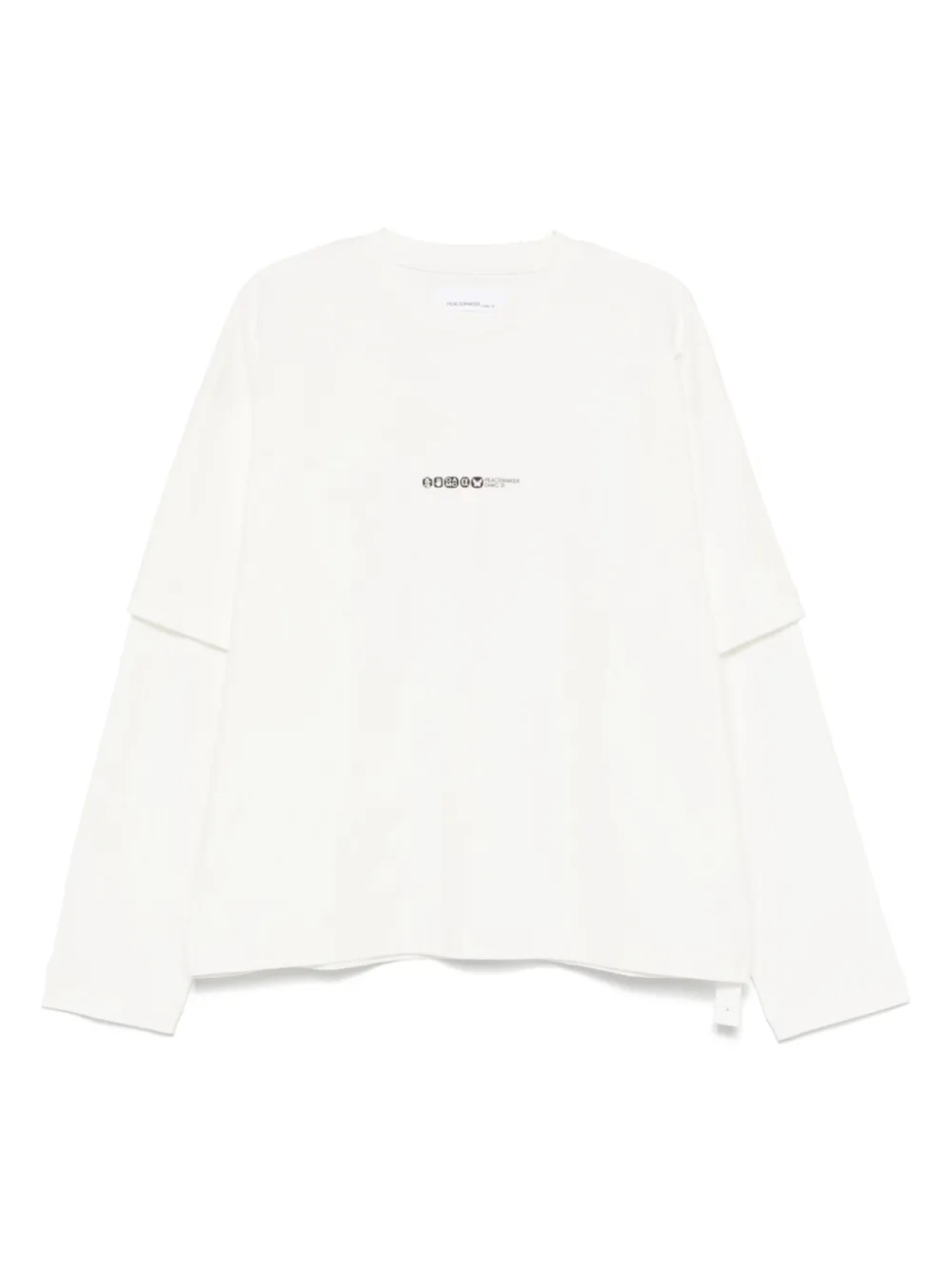 Футболка двухслойная с рисунком Peacemaker Oamc, белый
Футболка двухслойная с рисунком Peacemaker Oamc, белый