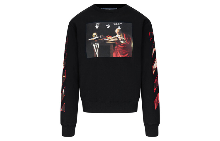 Толстовка Off-White с принтом, черный
Толстовка Off-White с принтом, черный