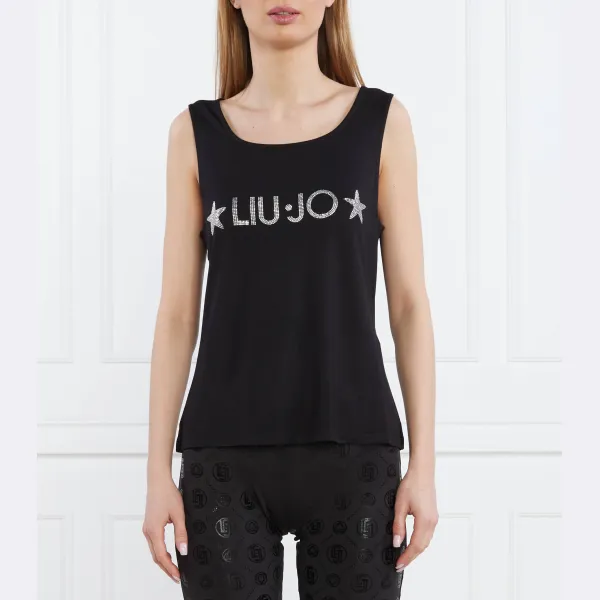 Топ стандартного кроя Liu Jo, черный
Топ стандартного кроя Liu Jo, черный