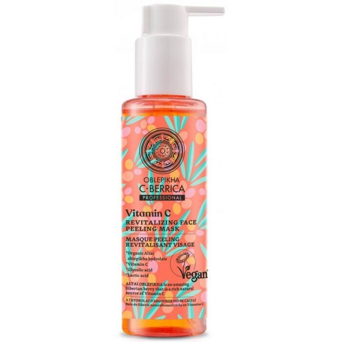 Маска для лица C-Berrica Vitamin C Mascarilla Facial Exfoliante Revitalizante Natura Siberica, 145 ml
Маска для лица C-Berrica Vitamin C Mascarilla Facial Exfoliante Revitalizante Natura Siberica, 145 ml