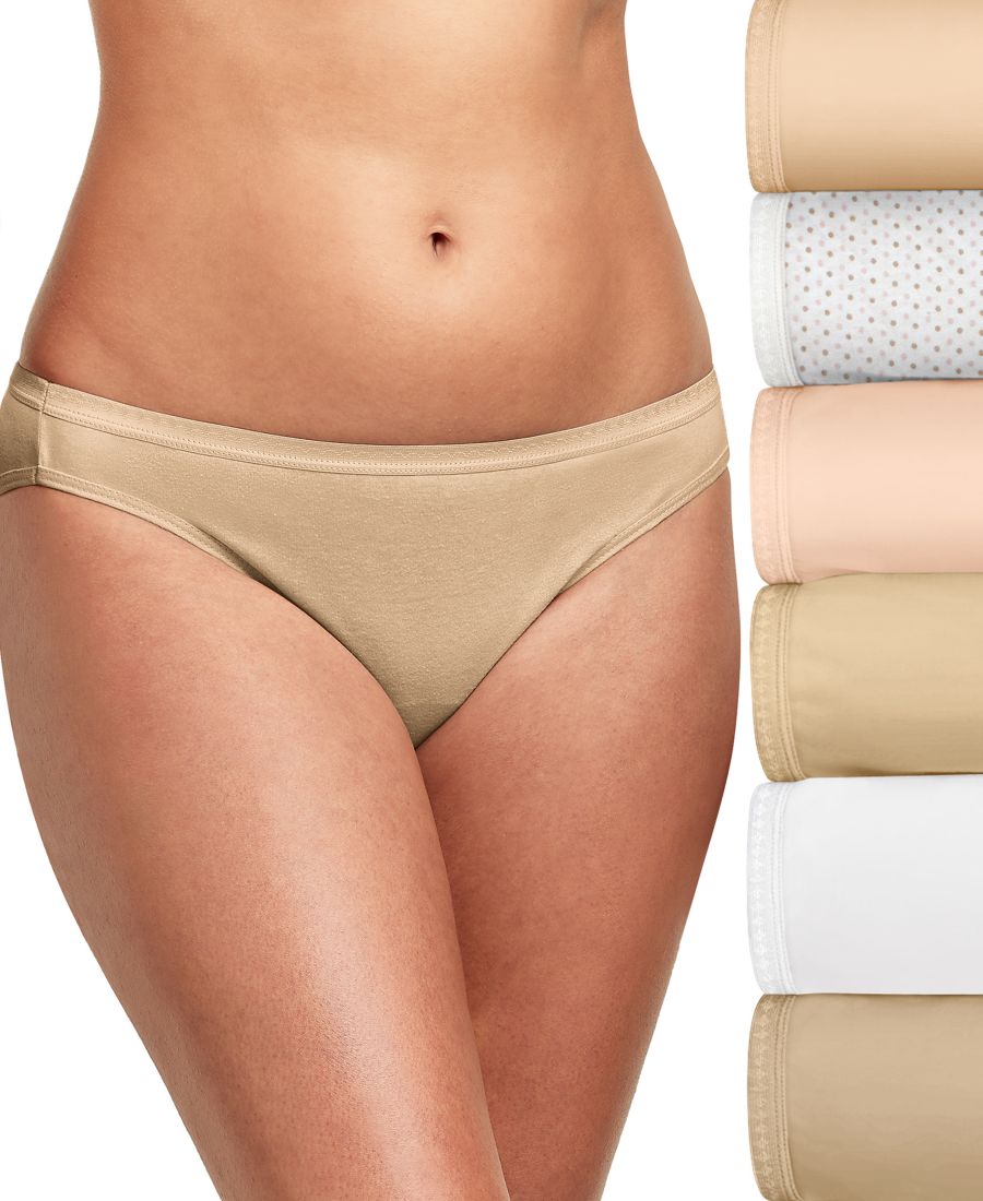 Женское бикини-трусики, 6 шт, из дышащего хлопка, размер 42H6CC Hanes, Neutrals
Женское бикини-трусики, 6 шт, из дышащего хлопка, размер 42H6CC Hanes, Neutrals