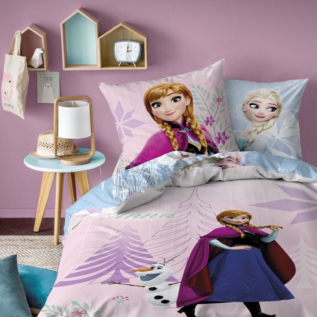 Комплект постельного белья Disney Frozen с Анной и Эльзой · Детское постельное белье для девочек 135х200 80х80см из 100% хлопка · Качество Линон на молнии tex idea
Комплект постельного белья Disney Frozen с Анной и Эльзой · Детское постельное белье для девочек 135х200 80х80см из 100% хлопка · Качество Линон на молнии tex idea