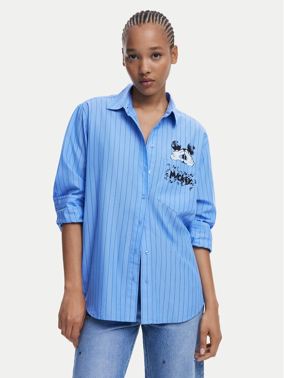 Рубашка oversize Mickey 25WWCW19 Desigual, синий
Рубашка oversize Mickey 25WWCW19 Desigual, синий
