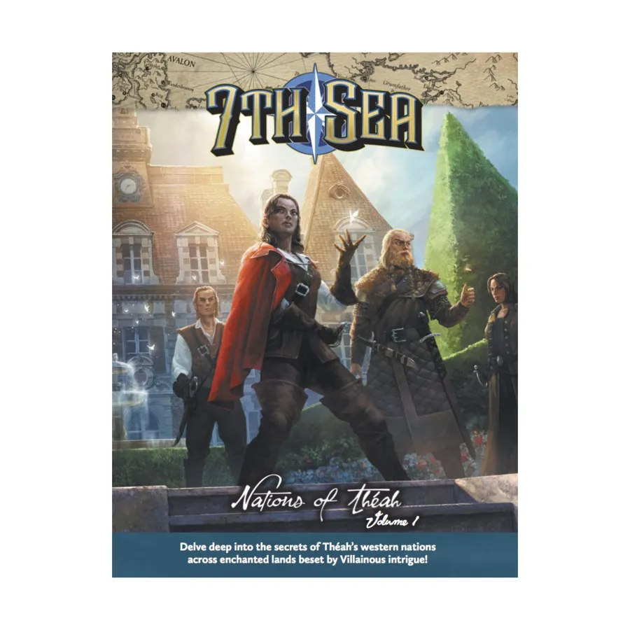 Nations of Theah - Volume #1, 7th Sea (2nd Edition) (John Wick Presents), твердый переплет
Nations of Theah - Volume #1, 7th Sea (2nd Edition) (John Wick Presents), твердый переплет