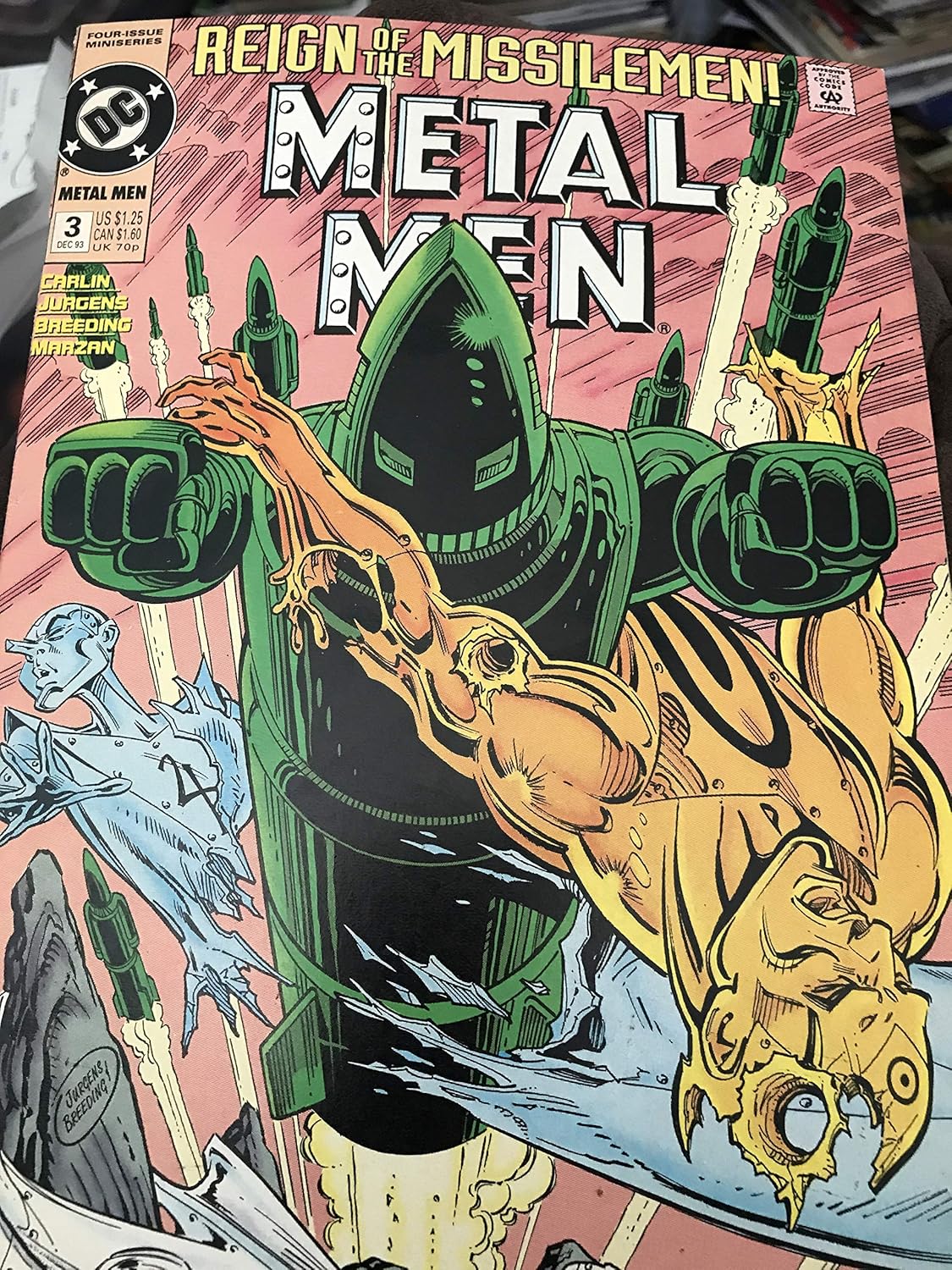 Metal Men, No. 3; Dec. 1993 (DC Comics)
Metal Men, No. 3; Dec. 1993 (DC Comics)