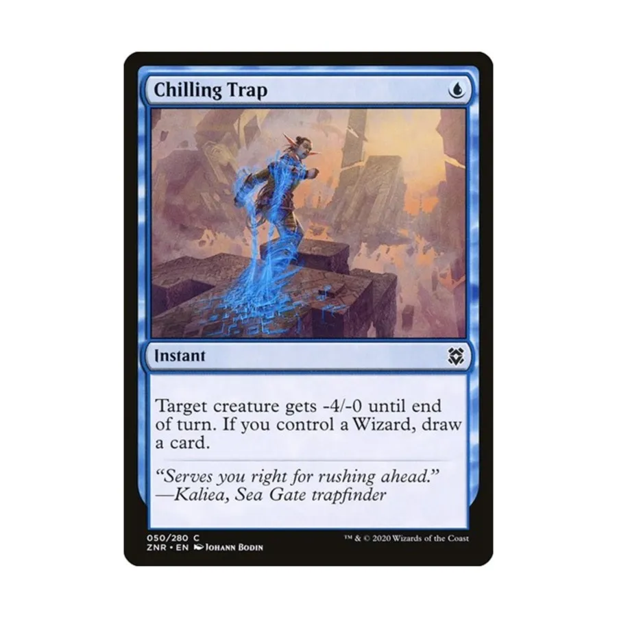 CCG Леденящая ловушка (С), MTG - Zendikar Rising
CCG Леденящая ловушка (С), MTG - Zendikar Rising
