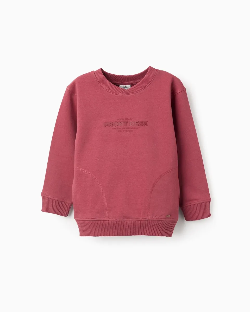 Детская розовая толстовка с длинным рукавом Zippy, розовый
Детская розовая толстовка с длинным рукавом Zippy, розовый