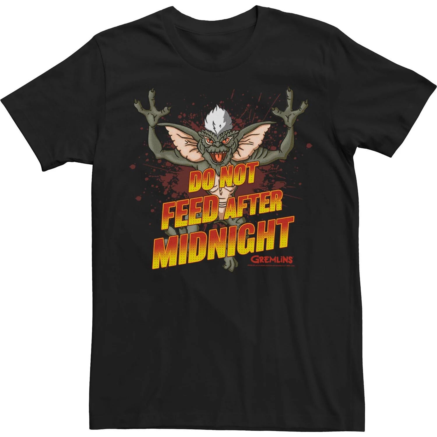 Мужская футболка с полосками Gremlins Dont Feed After Midnight Licensed Character
Мужская футболка с полосками Gremlins Dont Feed After Midnight Licensed Character