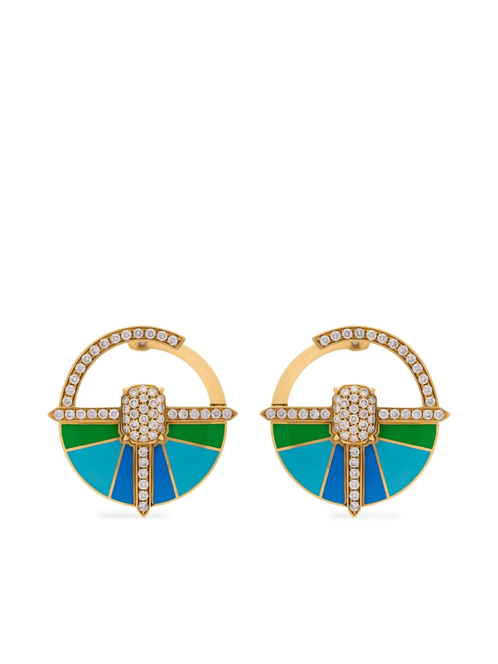 Мини-серьги Hiba из желтого золота 14 карат с бриллиантами Ashaha, золотой
Мини-серьги Hiba из желтого золота 14 карат с бриллиантами Ashaha, золотой