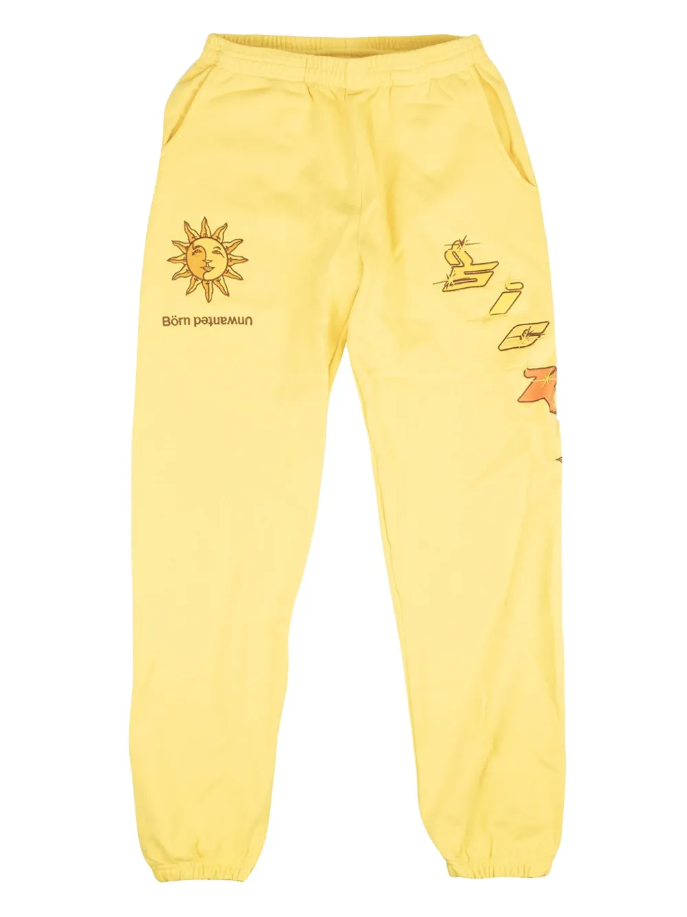 Спортивные брюки Born Unwanted с вышивкой «Желтый» Sicko
Спортивные брюки Born Unwanted с вышивкой «Желтый» Sicko