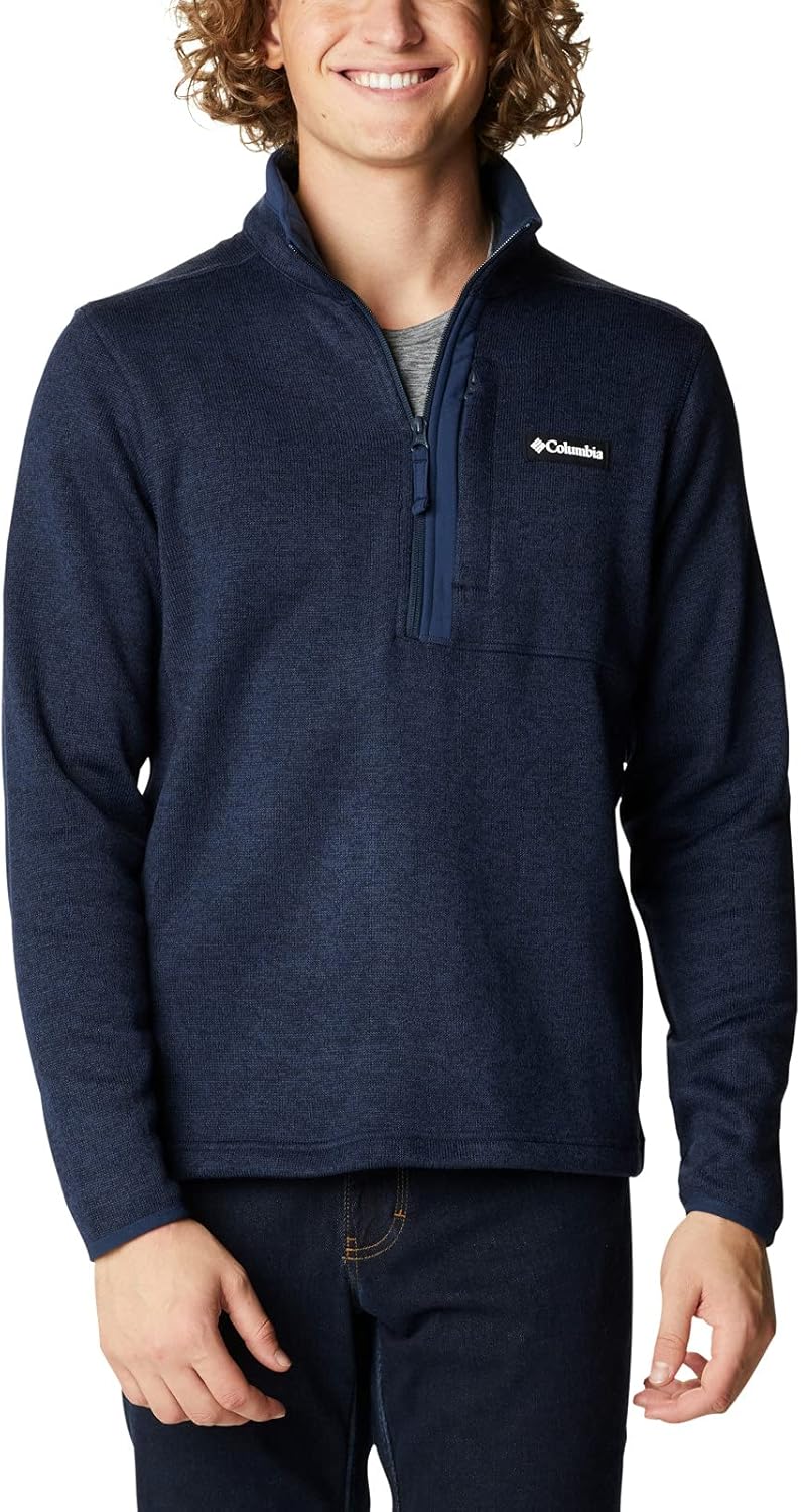 Columbia мужская толстовка Sweater Weather Half Zip, Collegiate Navy Heather/Collegiate Navy
Columbia мужская толстовка Sweater Weather Half Zip, Collegiate Navy Heather/Collegiate Navy