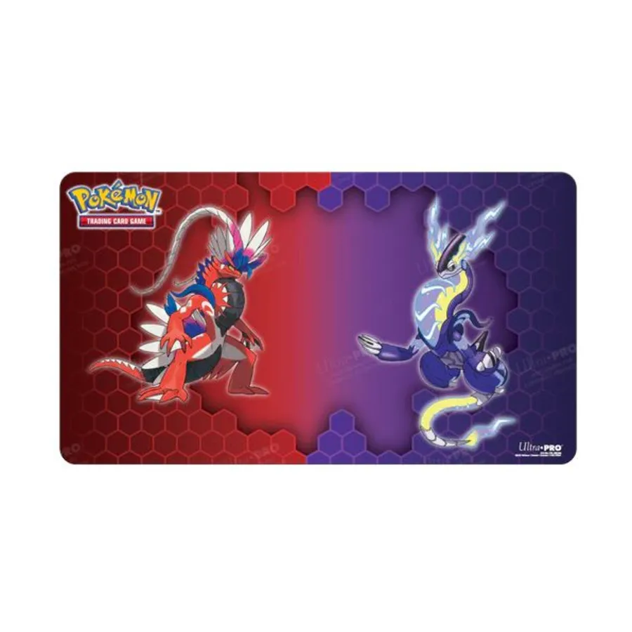 Стандартный игровой коврик для мыши — Koraidon и Miraidon, Official Pokemon Playmats
Стандартный игровой коврик для мыши — Koraidon и Miraidon, Official Pokemon Playmats