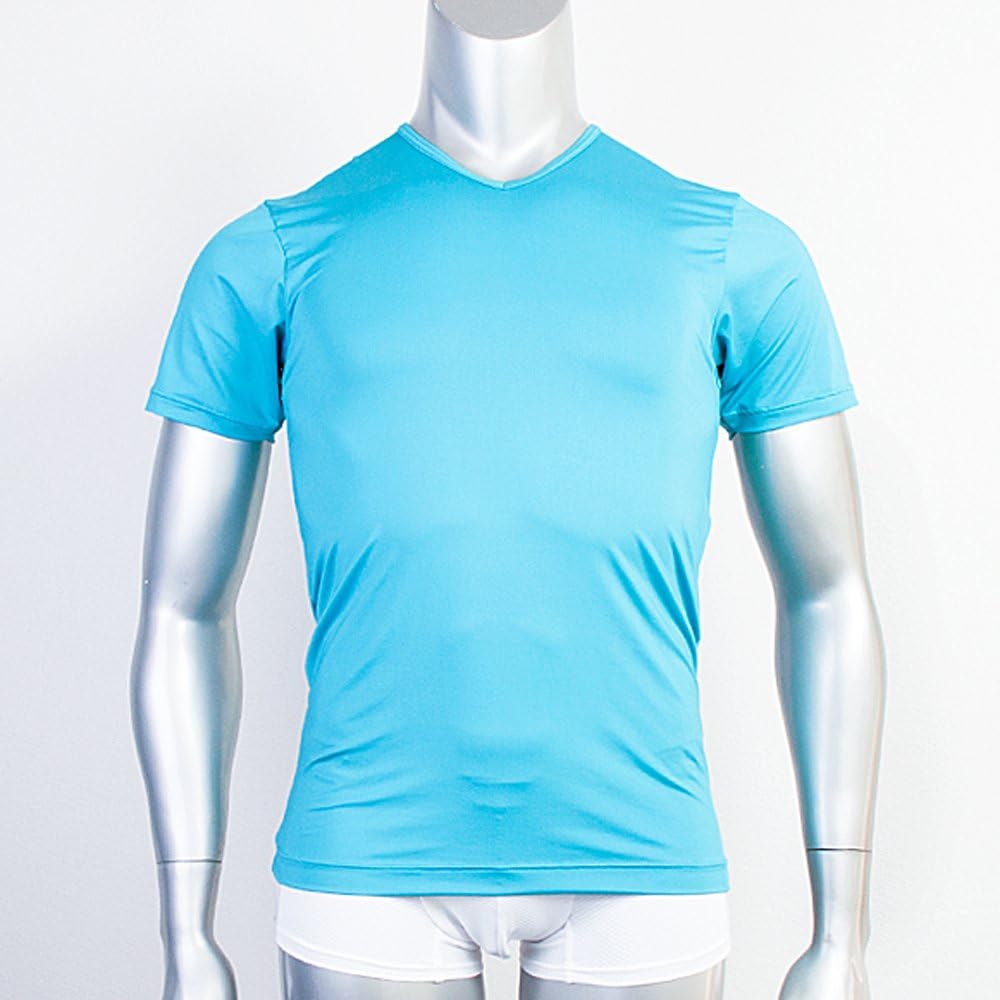 Влагоотводящая, быстросохнущая футболка с V-образным вырезом из трикотажа с изображением медведя Bvd, бирюзовый
Влагоотводящая, быстросохнущая футболка с V-образным вырезом из трикотажа с изображением медведя Bvd, бирюзовый