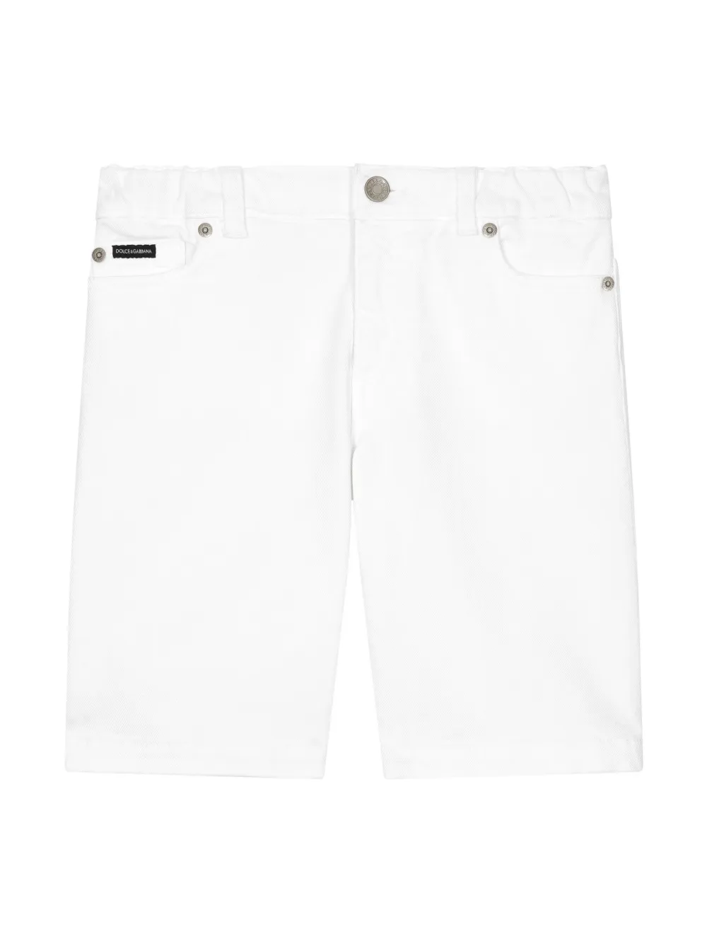 Джинсовые шорты с логотипом Dolce & Gabbana Kids, белый
Джинсовые шорты с логотипом Dolce & Gabbana Kids, белый
