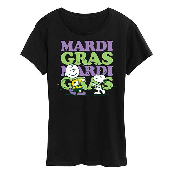 Футболка с принтом Women's peanuts mardi gras stack Licensed Character, Black
Футболка с принтом Women's peanuts mardi gras stack Licensed Character, Black