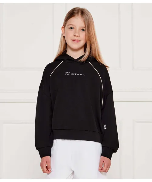 Толстовка Loose fit Ea7, черный 
Толстовка Loose fit Ea7, черный