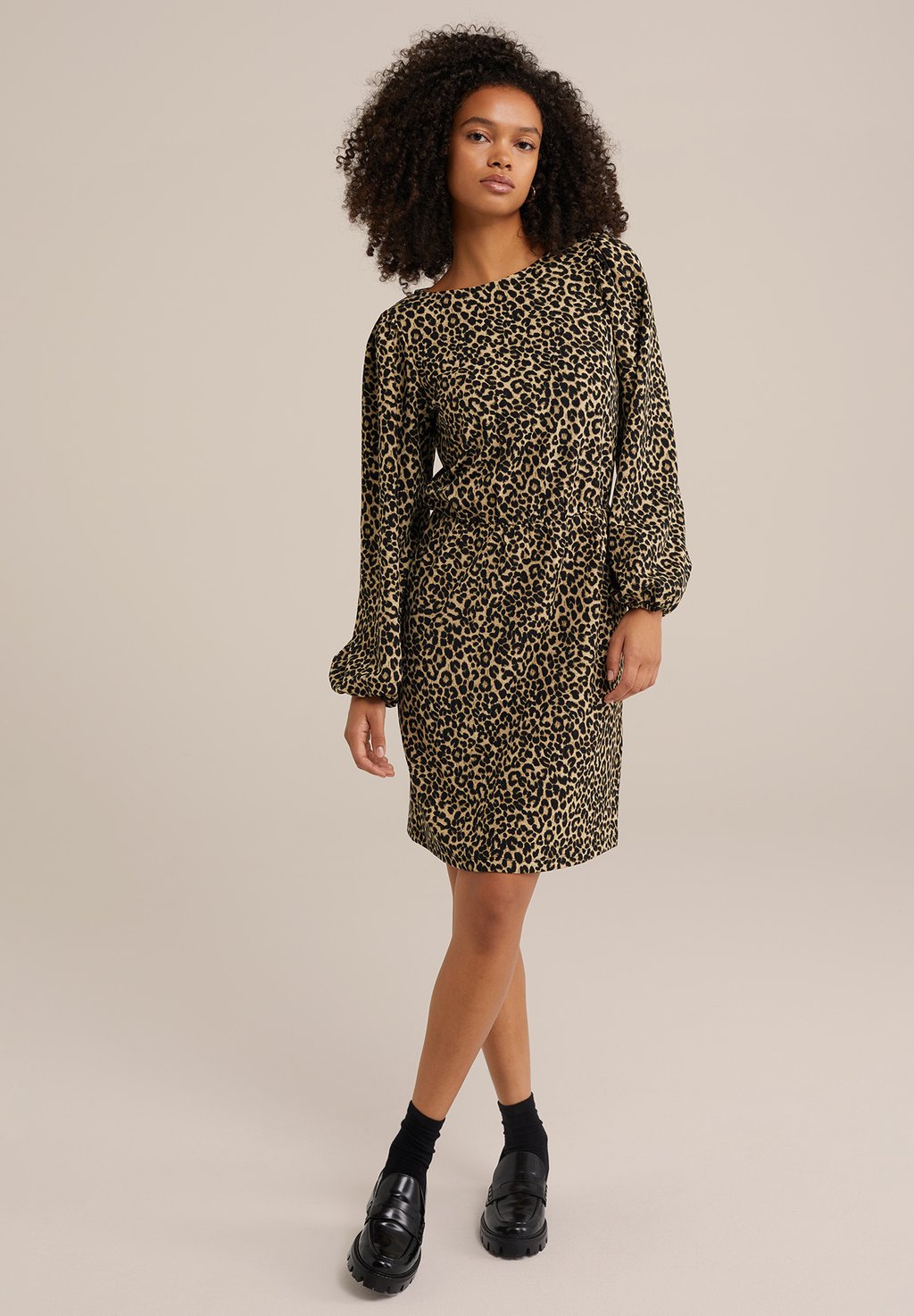 Платье из джерси WE Fashion, желтый 
Платье из джерси WE Fashion, желтый