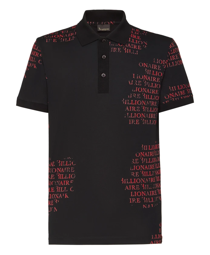 Футболка-Поло с логотипами SS Billionaire, черный
Футболка-Поло с логотипами SS Billionaire, черный