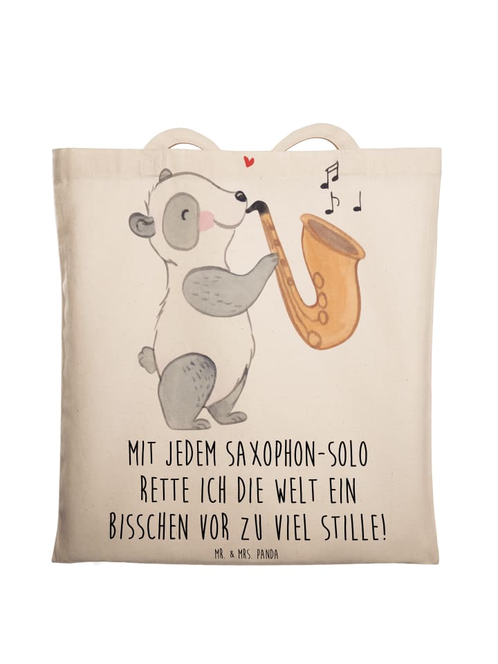 Сумка Mr. & Mrs. Panda Tragetasche Saxophon Magie mit Spruch, кремовый
Сумка Mr. & Mrs. Panda Tragetasche Saxophon Magie mit Spruch, кремовый