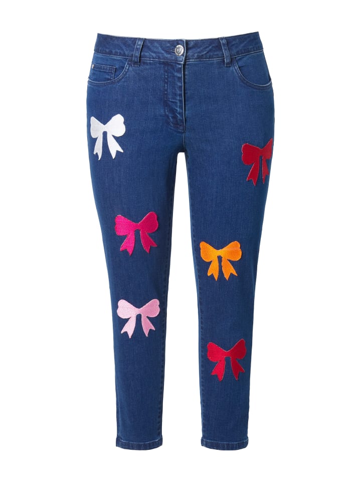 Джинсы цвета синего камня MIAMODA
Джинсы цвета синего камня MIAMODA