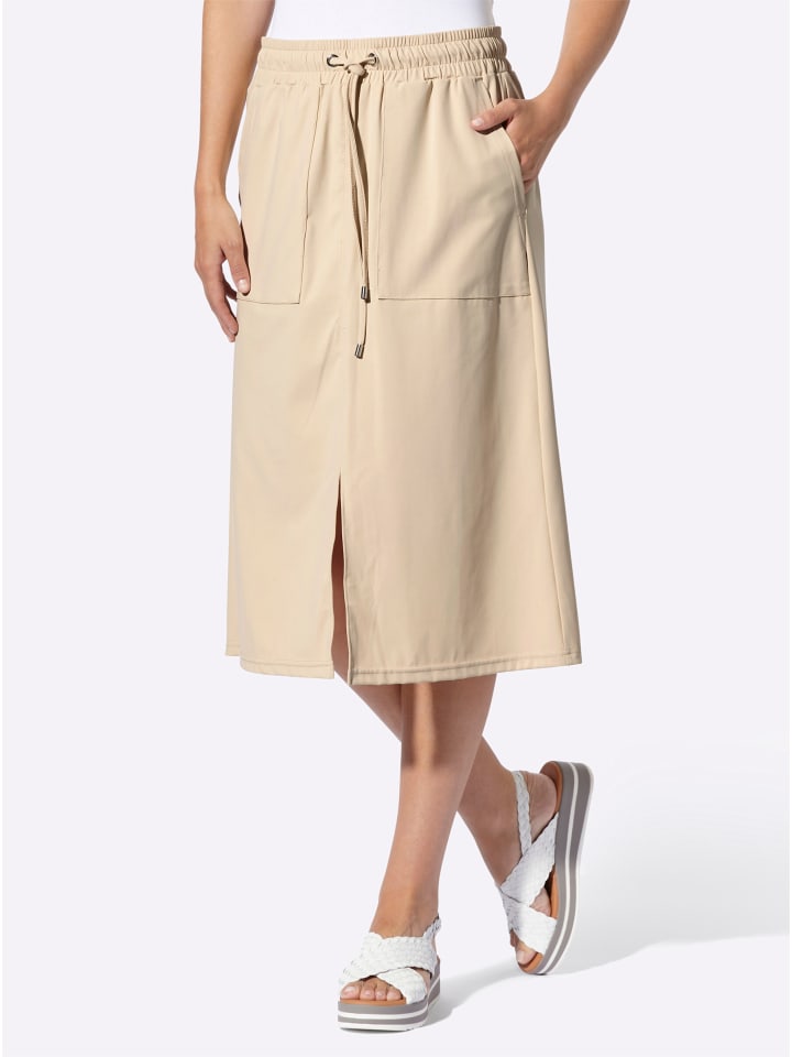 Юбка из джерси песочного цвета Heine
Юбка из джерси песочного цвета Heine