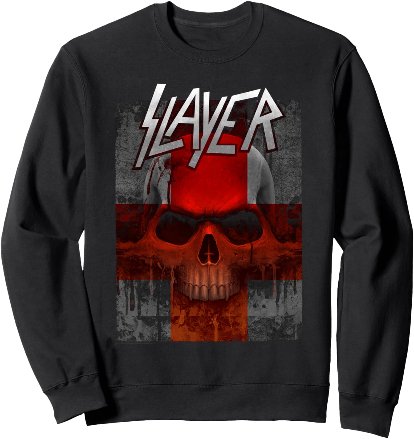 Толстовка с изображением кровавого флага Slayer Official, черный
Толстовка с изображением кровавого флага Slayer Official, черный
