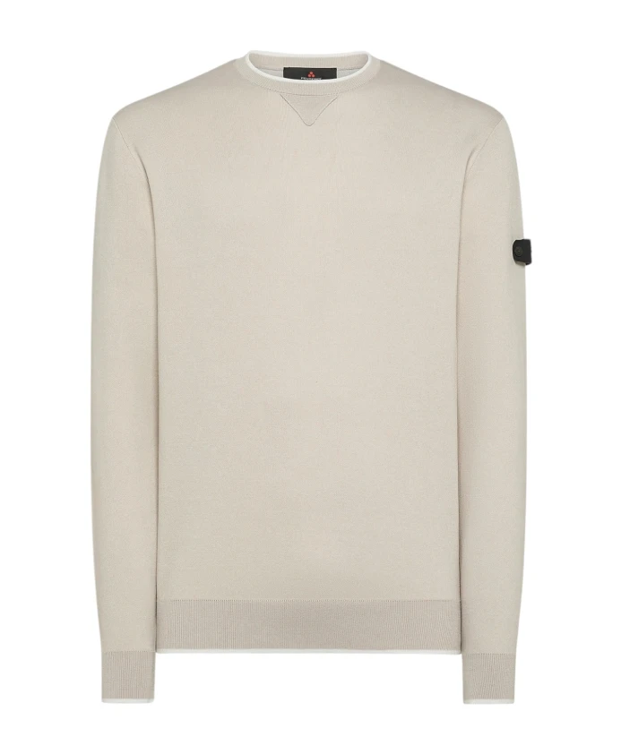 Свитер с круглым вырезом и логотипом. Peuterey, бежевый
Свитер с круглым вырезом и логотипом. Peuterey, бежевый