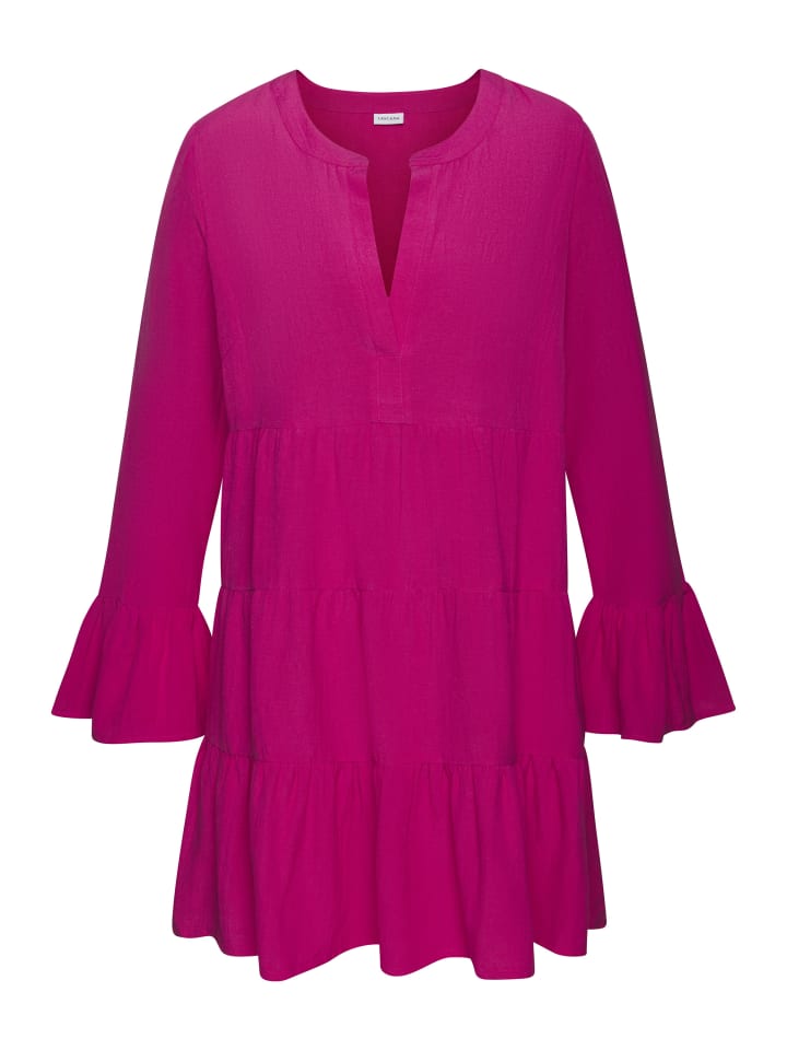 Длинная блузка розового цвета LASCANA
Длинная блузка розового цвета LASCANA