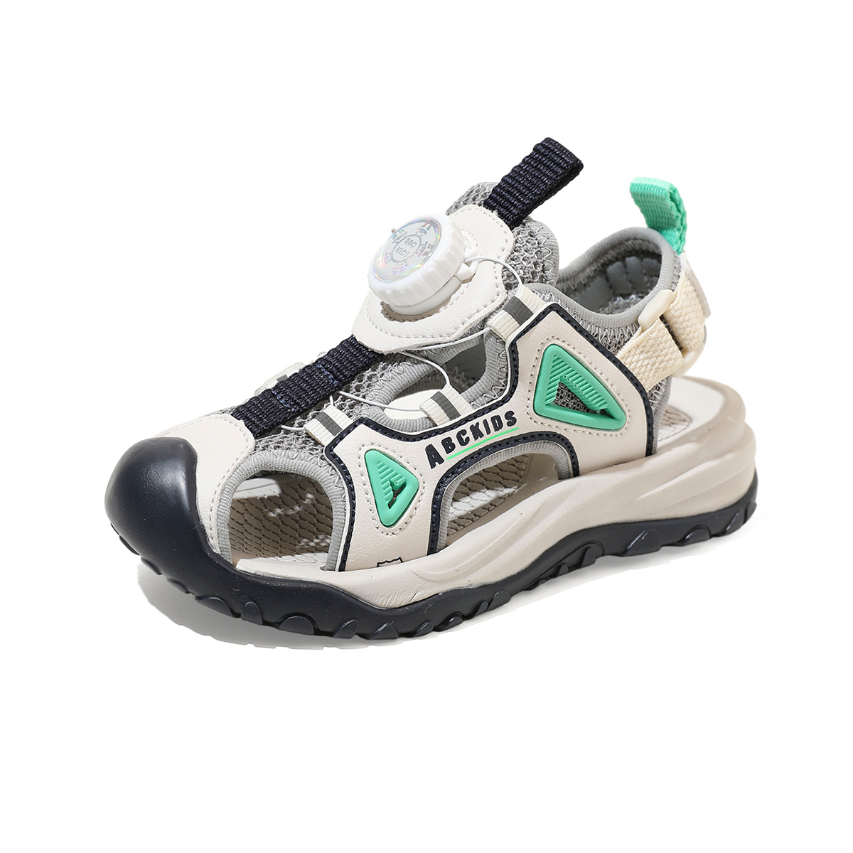 Детские противоскользящие легкие амортизирующие сандалии с низким верхом ABC KIDS, бежевый/серо-зеленый
Детские противоскользящие легкие амортизирующие сандалии с низким верхом ABC KIDS, бежевый/серо-зеленый