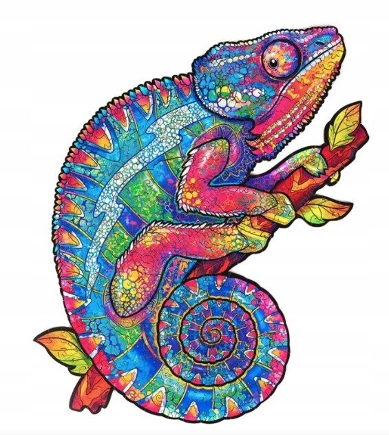 Деревянный пазл для взрослых Цвета Хамелеон Pan i Pani Gadżet
Деревянный пазл для взрослых Цвета Хамелеон Pan i Pani Gadżet