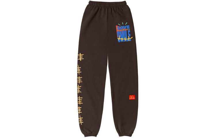 Mcdonald"s X Повседневные брюки унисекс коричневые Travis Scott, коричневый
Mcdonald"s X Повседневные брюки унисекс коричневые Travis Scott, коричневый